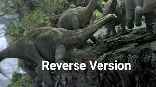 King KONG 2005 Dinosaur stampede scene Reverse Version funny and amazing video [upl. by Acinomal]