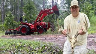 Deer Habitat Management amp Preparation  Tractor Work  Whitetail Deer  Hunting 2024 [upl. by Sillig]