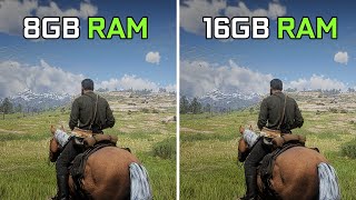 8GB RAM vs 16GB RAM  12 Games Tested in 2024  Side by Side Comparison [upl. by Juditha865]