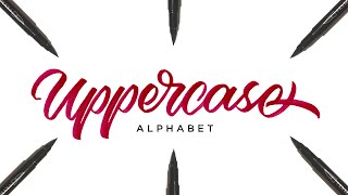 Hand Lettering Tutorial for Beginners  Uppercase Alphabet [upl. by Booth290]