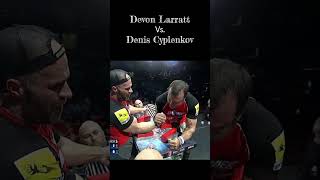 Devon Larratt Vs Denis Cyplenkov Arm Wrestling🤼‍♂️ shorts fitness motivation armwrestling [upl. by Ikey835]