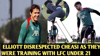 ✅Incident at Liverpool Training Federico Chiesa and Harvey Elliott serious fight for disrespecting✅ [upl. by Fayette]