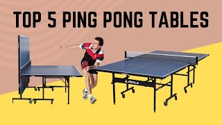 Top 5 Ping Pong Tables of 2024  Best Buyers Guide [upl. by Baler]