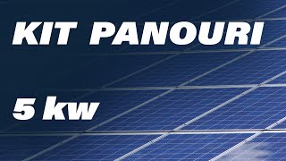 CÂT COSTĂ UN KIT DE PANOURI FOTOVOLTAICE DE 5 KW [upl. by Garihc]