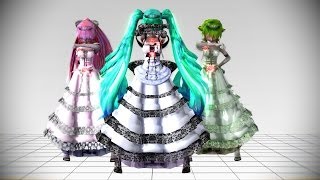 【MMD】 Hurly Burly 【Test Models】【TDA Gumi  TDA Miku  TDA Luka】 HD 1080p [upl. by Nordin]