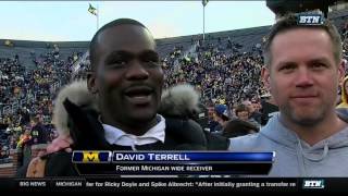 Aaron Shea and David Terrell Interview  Michigan Spring Football [upl. by Lerrehs808]