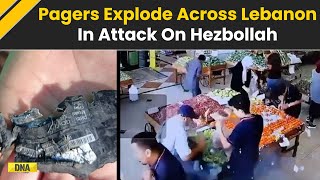 Lebanon Pager Explosion 1000 Hezbollah Members Wounded Across Lebanon As Pagers Explode I Israel [upl. by Nosa907]