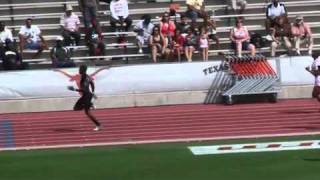 My son Bradley Sylves 1018 in the 100m Dash at the Texas Relays [upl. by Mireille]