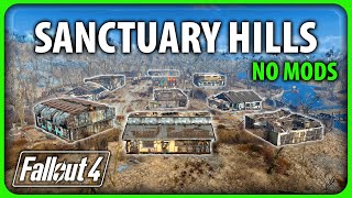 Fallout 4  Sanctuary Hills Build Tour No Mods [upl. by Rexanna]