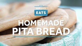 How to Make Pita Bread  Serious Eats [upl. by Weiler]