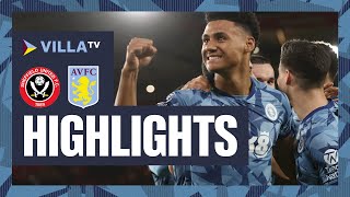 MATCH HIGHLIGHTS  Sheffield United 05 Aston Villa [upl. by Sarazen333]