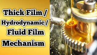 Mechanism of Lubrication  Thick Film  Fluid Film  Hydrodynamic LubricationEngineering Chemistry [upl. by Odnomyar]