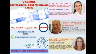 CURSO COVID O QUE PRECISAMOS SABER LIVE 19012021  20h [upl. by Macilroy]