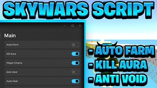 BEST NEW Skywars Script Pastebin  ROBLOX Auto Farm Kill Aura [upl. by Trammel370]