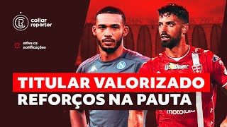 🔴⚪️ INTER NEGOCIAÇÕES DO INTER NA EUROPA  ATACANTE VALORIZADO NO MERCADO  TIME ESCALADO [upl. by Eseuqram79]