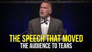 December 2018  Arnold Schwarzenegger Moved The Entire Audience To Tears [upl. by Vish]