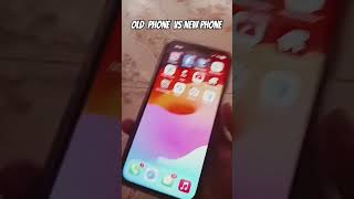 Old phone vs New phone iphone vivo thekingofgame [upl. by Nahtannhoj]