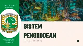 SISTEM PENGKODEAN  SBCDIC [upl. by Schalles]