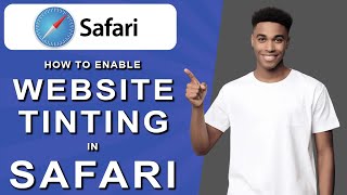 How to enable website tinting in safari 2024 [upl. by Niela]