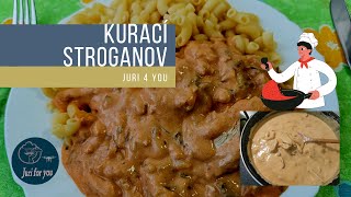 Kuracie na spôsob stroganov [upl. by Lecrad]