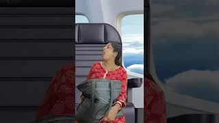 Vacuum Cleaning in Aeroplane Fun 🤣🤪 shorts viral funny funnyvideo airplane  Stay With Rinty [upl. by Ekaj44]