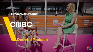 TBWA\Worldwides Deepthi Prakash talks AI with CNBC [upl. by Anyak]