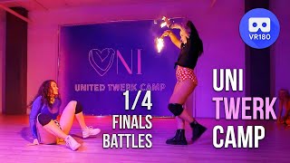 UNI Twerk Camp  14 Finals Battles in VR180 3D [upl. by Anwahsad681]