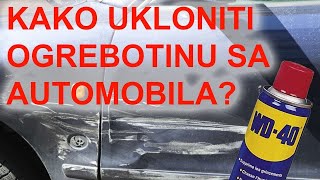 Poliranje i popravak ogrebotine na bezbojnom laku od auta [upl. by Omik974]