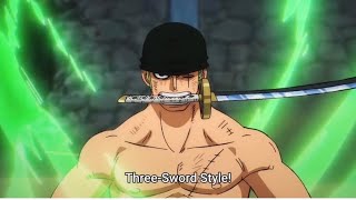 Zoro makes a comeback Zoro and Sanji vs King and Queen Epic fight HD [upl. by Nayrda]