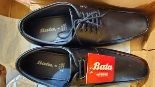 unboxing Bata shoesshoesflipkart batashosemanshoesleathershoestranding [upl. by Oiretule]