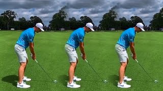 VIKTOR HOVLAND GOLF SWING  SLOW MOTION [upl. by Ehcrop]