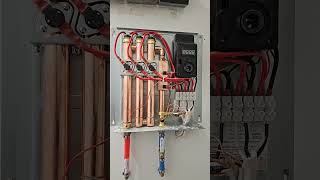 Tankless electric water heater fully installed diy homeflipping construction [upl. by Aeila]