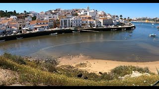 Ferragudo Portugal  Visit and Street Walk  Sping 2022 [upl. by Shuler]