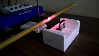 Diffraction by Grating using Laser light experiment [upl. by Claudianus]