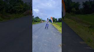 Happy independence day of 2024🇮🇳skating indian flagemotional😭😱shorts [upl. by Emor620]