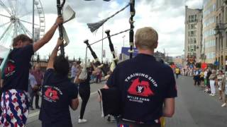 CREW PARADE in Tall Ships Race Antwerp [upl. by Negam]