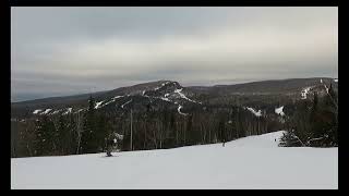 Lutsen Mountains  Eagle Mountain  quotMogenquot Green Run to Raptor Express Chain [upl. by Leahcimdivad]