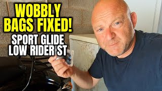 How To Fix Wobbly H D Sport Glide Saddlebags  Loose Low Ride ST Bags [upl. by Ewer]