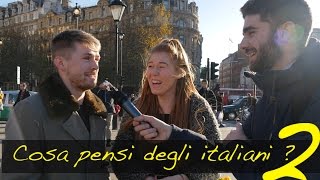 quotCosa pensi degli italiani quot Domande a Londra 2 thepillow [upl. by Andrade]