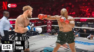 Jake Paul VS Mike Tyson  FULL FIGHT HIGHLIGHTS Netflix 2024 [upl. by Myrt]