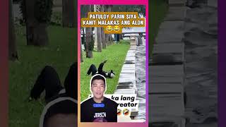 Balewala lang sa kanya kahit may bagyo na 😂 jersonjamelano shortvideo funny reactionvideo [upl. by Oidualc]