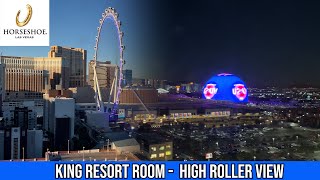 Horseshoe Resort King High Roller Room  Las Vegas [upl. by Enilemme]