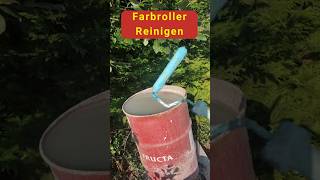 Farbroller Reinigen  NIE WIEDER OHNE [upl. by Droffats485]