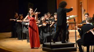 LaGuardia High School Symphony Orchestra 2016  Violin Concerto No 2 in G Minor Op 3 Part One [upl. by Acinonrev]