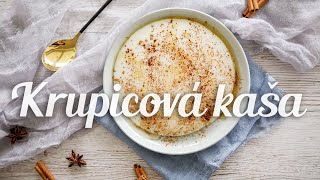 Krupicová kaša recept [upl. by Rozelle]