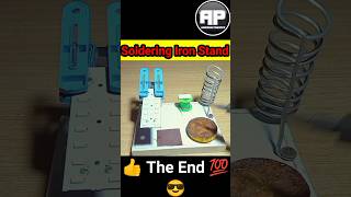 How to make Soldering iron stand  Soldering iron stand kaise banaye shorts soldringstation [upl. by Tennos]