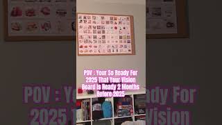 My Vision Board 2025 visionboard visionarymindset goalsetting [upl. by Inus]