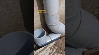 rain water pvc 75mm pipe line plumbervishal plumber plumbing pvcpipe pvcpipefittings [upl. by Noiroc]