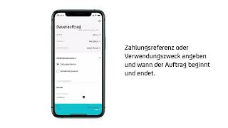 MobileBanking App  Daueraufträge [upl. by Odlaw]