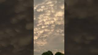 Sky spectacle mammatus clouds over Long Island [upl. by Sherman]